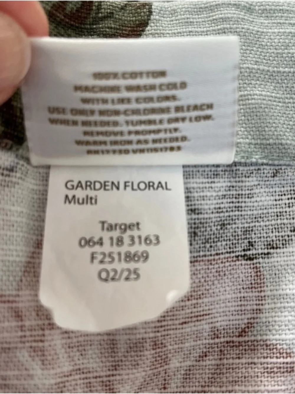 Threshold Toile Garden Shower Curtain - Sage Green
